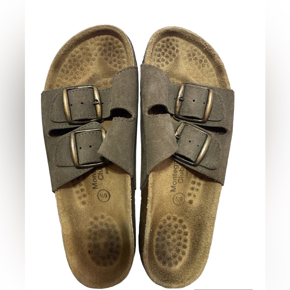 Montego Bay Club Women’s Leather Sandals Size 6.5